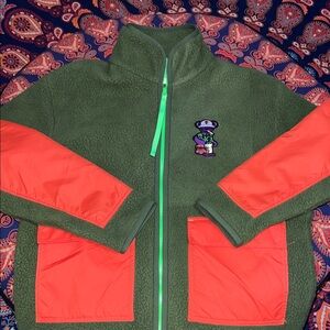 Nike Green and Orange Jacket Custom Grateful Dead. M fits like a large